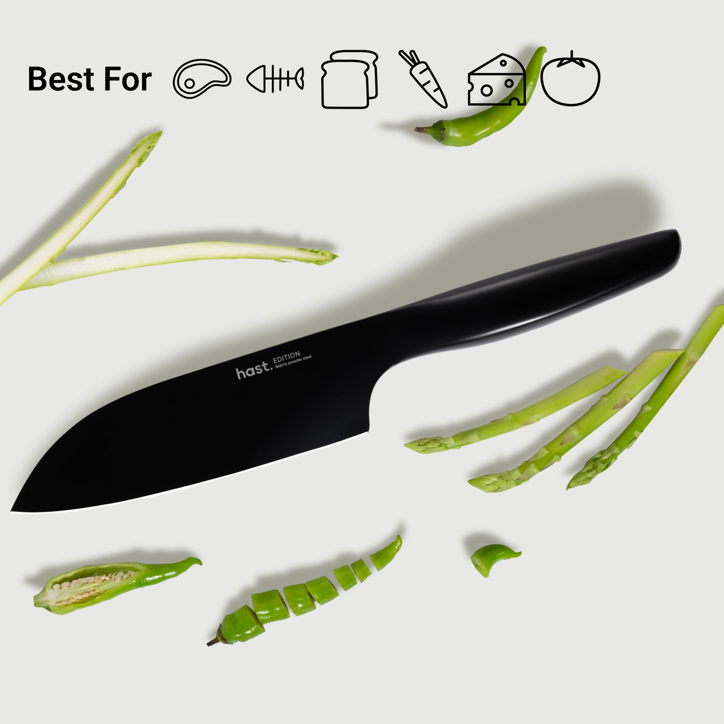 Hast Edition Series Japanese Santoku Knife