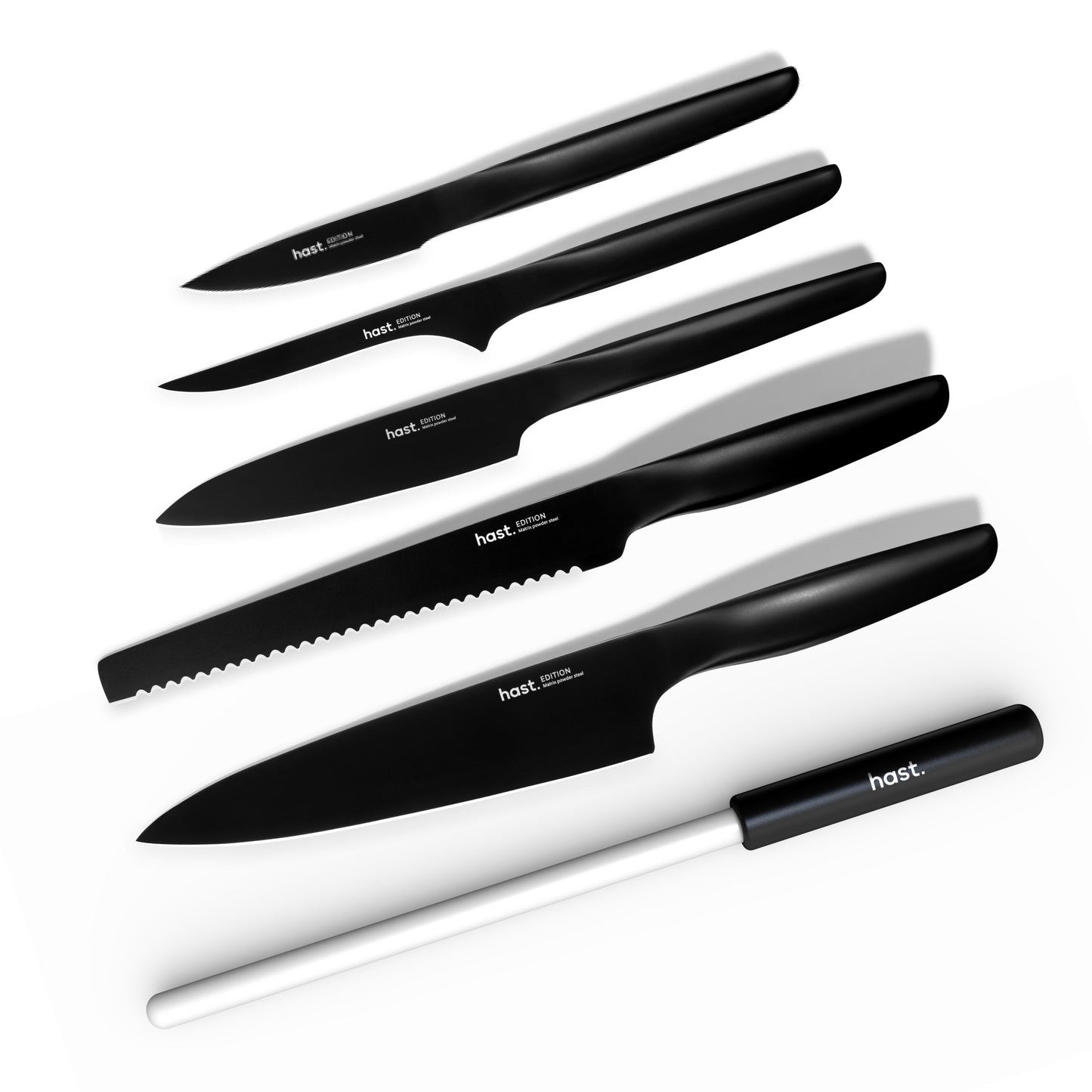 Edition Series 7P Minimalist Design Knife Set by Hast