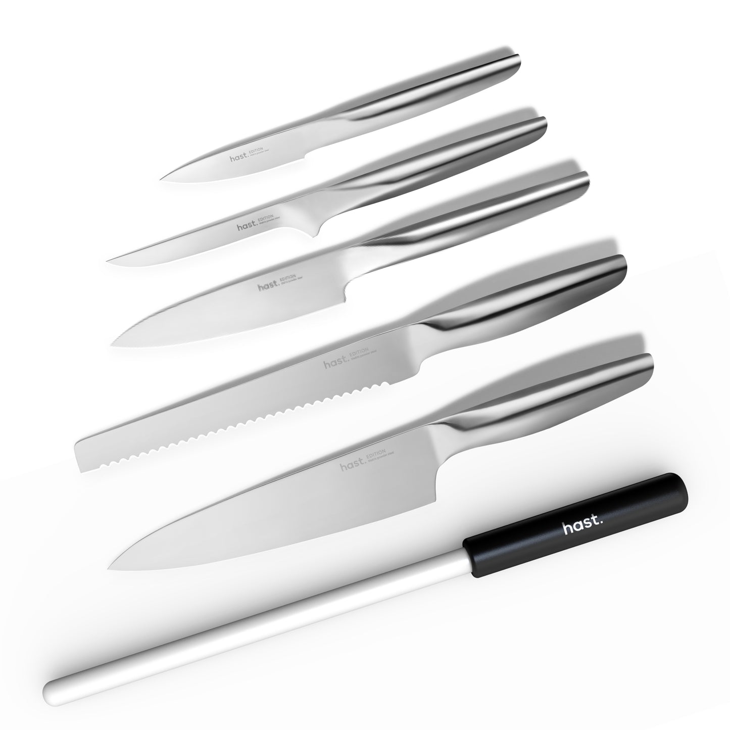 Edition Series 7P Minimalist Design Knife Set by Hast