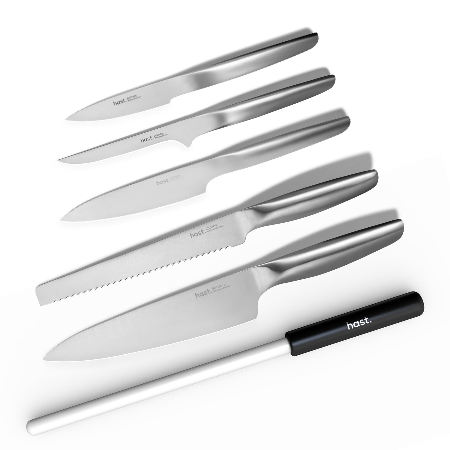 Edition Series 7P Minimalist Design Knife Set by Hast