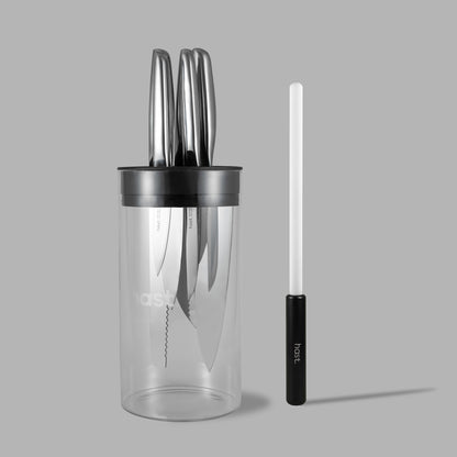 7P Minimalist High-performance Design Knife Set by Hast | Edition Series Powder Steel Knife Set