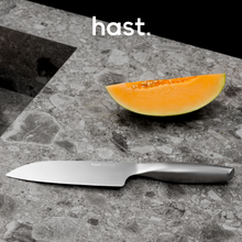 Load image into Gallery viewer, Hast Selection Japanese Carbon Steel 2-piece Santoku Knife Set
