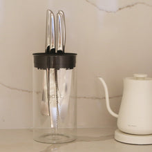 Load image into Gallery viewer, Tempered Glass Knife Block
